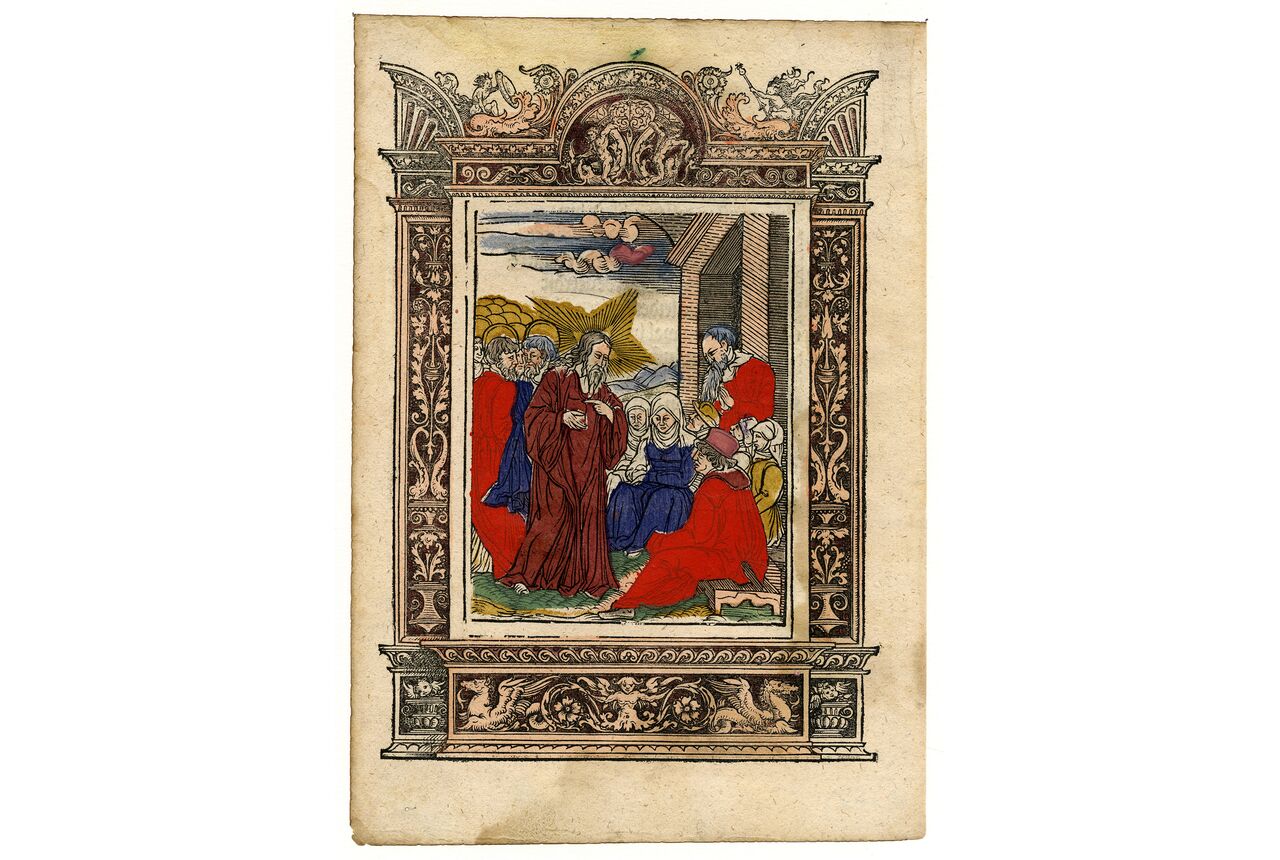 書 Augsburg Impressionen Woodcuts Life and Passion of Christ : Medieval Text Manuscripts